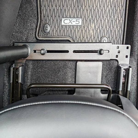 RAM® No-Drill™ Universal Vehicle Floor Mount with Double Ball Mount