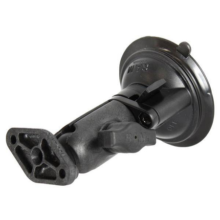 RAM® Twist-Lock™ Swivel Suction Cup Mount with Diamond Plate