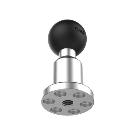 Aluminiowy adapter kulowy RAM® Pin-Lock z gwintem wewnętrznym 1/4"-20 - rozmiar B