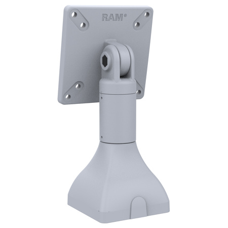 RAM® 7" uchwyt na cokół ze standardami VESA 100 mm i 75 mm - szary