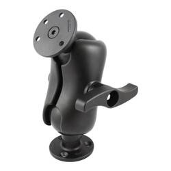 Podwójne mocowanie kulowe RAM® z okrągłymi płytkami wzmocnionymi stalą - rozmiar E krótki