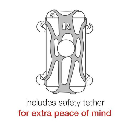 RAM® X-Grip® Large Phone Mount with RAM® Tough-Strap™ Handlebar Base