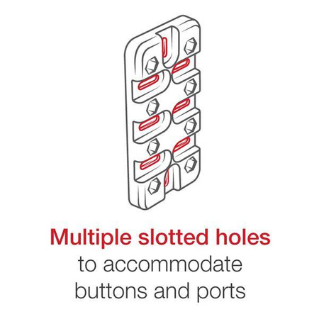 Uniwersalne mocowanie RAM® Finger-Grip™ ze śrubą U-Bolt na kierownicę