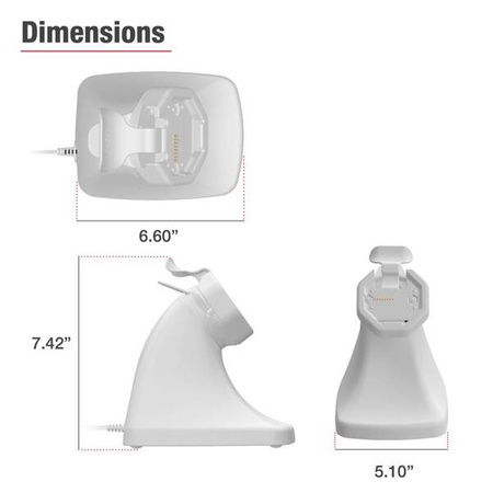 GDS® Uni-Conn™ Zasilana zatrzaskowo stacja dokująca z PoE - szara
