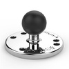 RAM® Chrome Round Plate with Ball