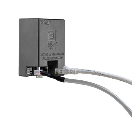 GDS® Uni-Conn™ uchylno-obrotowa stacja dokująca z PoE - szara