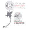RAM® Tablet Mount for Wheelchairs with Quick Release & Swivel Feature