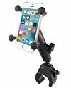 RAM® X-Grip® Phone Mount with RAM® Tough-Claw™ Small Clamp Base - Long