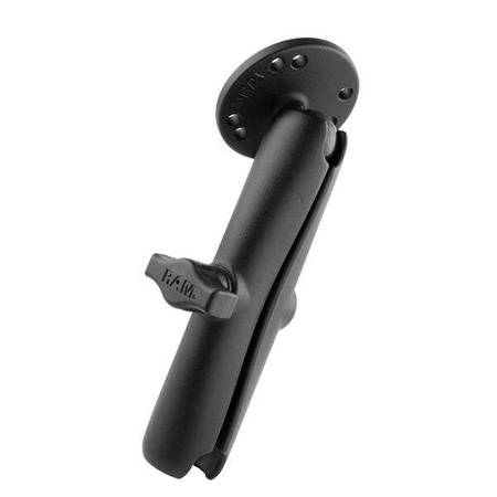 RAM® Double Socket Arm with Round Plate - B Size Long