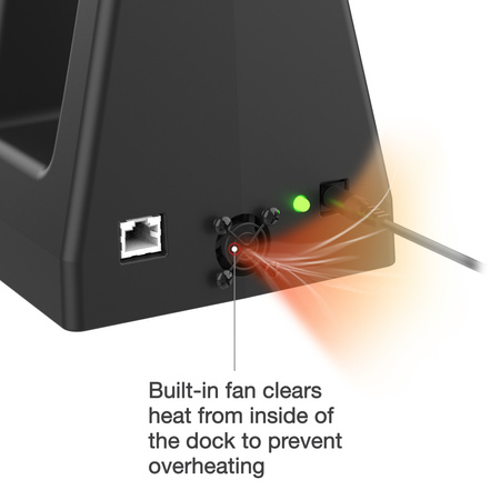 GDS® Uni-Conn™ 6-portowy zasilacz + stacja dokująca RJ45 do tabletów z IntelliSkin®