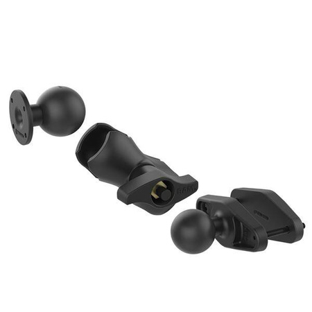 RAM® 4" kwadratowe mocowanie słupka z okrągłą płytką AMPS - rozmiar D