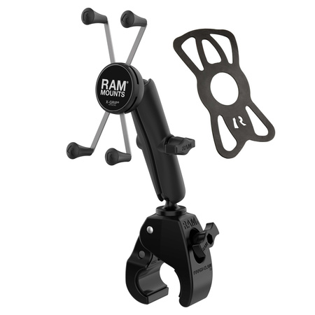 RAM® X-Grip® Large Phone Mount with Tough-Claw™ Medium Clamp Base - Long