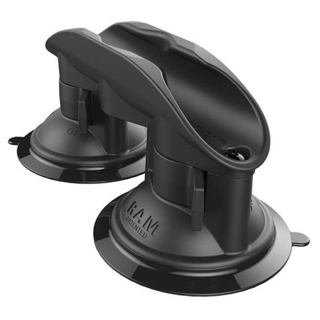 RAM® Tough-Clip™ Paddle Cradle z podwójną przyssawką RAM® Twist-Lock™