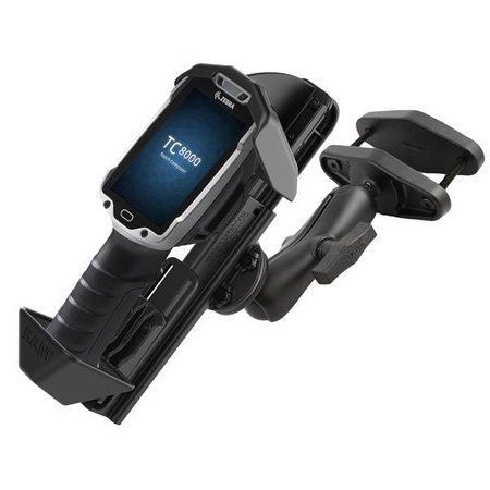 Uchwyt RAM® Quick-Draw™ do Zebra TC8000/8300 z 4-calowym kwadratowym zaciskiem słupka