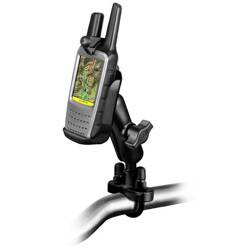 RAM® Kierownica U-Bolt z podwójną kulą do Garmin Rino 610, 650 i 655t