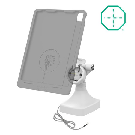 GDS® Uni-Conn™ Zasilana stacja dokująca uchylno-obrotowa z PoE - szara