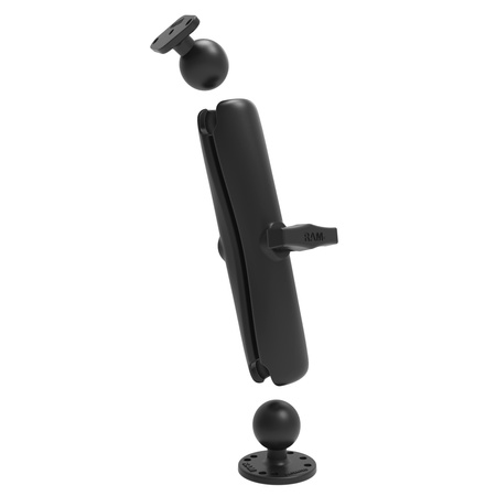 Podwójne mocowanie kulowe RAM® z adapterem płyty diamentowej - długie