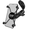 Duży uchwyt na telefon RAM® X-Grip™ z RAM® Mirror-Mate™ do furgonetki Sprinter