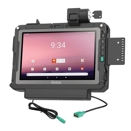 RAM® Locking Power + Data Dock for Getac ZX10