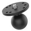 RAM® Ball Adapter with Round Plate and 1/4"-20 Threaded Stud - C Size