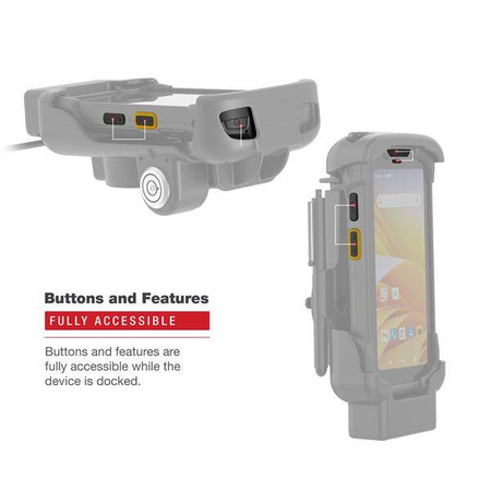 RAM® Key-Locking Form-Fit Powered Dock for Zebra TC73 & TC78