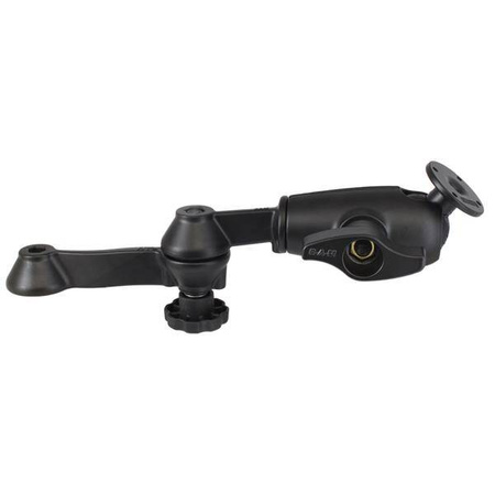 RAM® 12" Double Swing Arm with Round Plate - D Size