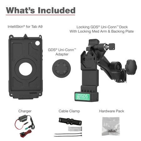 Zestaw GDS® Uni-Conn™ z blokadą do Samsung Tab A9