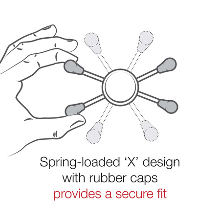 RAM® Press-N-Lock™ 24" Kayak Tube Base with X-Grip® Large Phone Holder