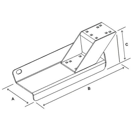 Podstawa pojazdu RAM® No-Drill™ dla modelu Chevy Colorado 2004-12 + więcej
