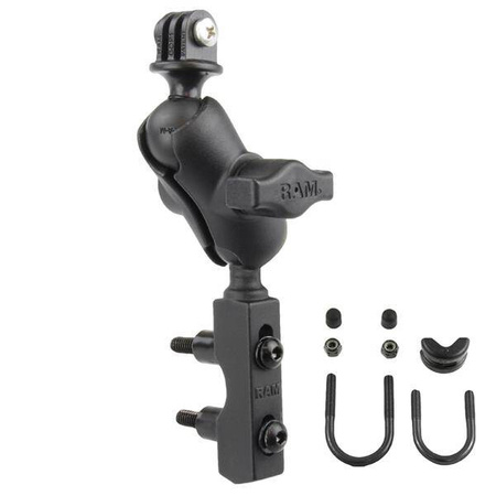 RAM® Podstawa zbiornika hamulca/sprzęgła motocykla z mocowaniem kamery sportowej