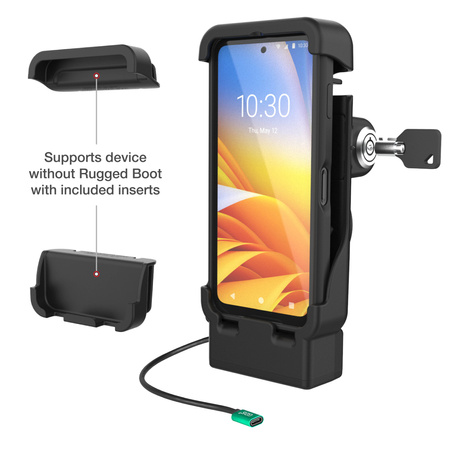 RAM® Powered Locking Vehicle Dock for Zebra EM45