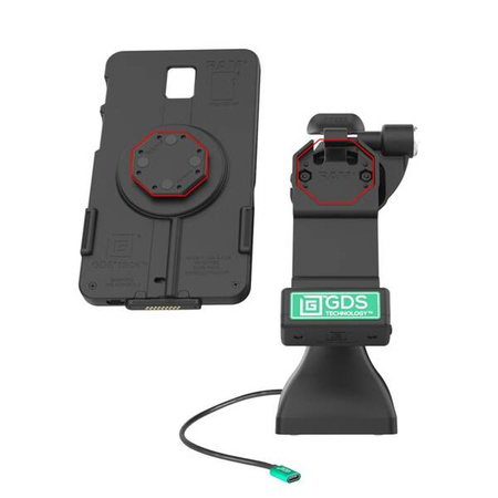 GDS® Uni-Conn™ 7" Locking Pedestal Dock with USB-C