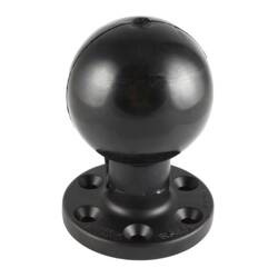 RAM® Large Round Plate with 6-Hole Pattern and Ball - E Size