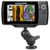 Podwójne mocowanie kulowe RAM® Drill-Down do Humminbird Helix 7 - krótkie