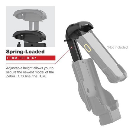 RAM® Key-Locking Form-Fit Powered Dock dla Zebra TC73 i TC78