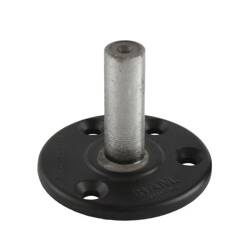 RAM® Large Round Plate ze słupkiem 1/2" NPT