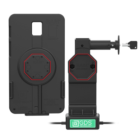 GDS® Uni-Conn™ Locking Dock + Single USB-A z przyciskiem zwalniającym