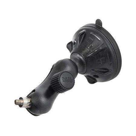 Niskoprofilowy uchwyt przyssawkowy RAM® Twist-Lock™ z kołkiem 1/4"-20