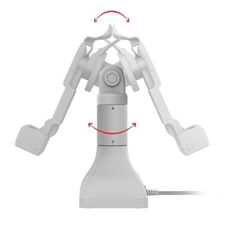 GDS® Uni-Conn™ 7" stacja dokująca na cokole z PoE - szara