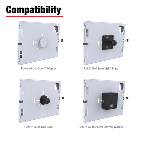 RAM® Safe-Case™ dla iPada Pro 13 (M4), Air 13 (M2 i M3) oraz Pro 12.9 Szary
