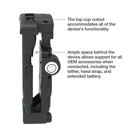 Zasilana stacja dokująca z blokadą GDS® dla Zebra TC2x i TC5x