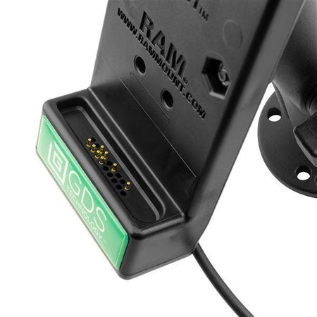 Zasilana stacja dokująca GDS® USB-C 2.0 z podwójnym mocowaniem kulowym typu Drill-Down