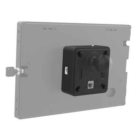 RAM® PoE to Power Delivery Module z wzorami otworów VESA i cokołu