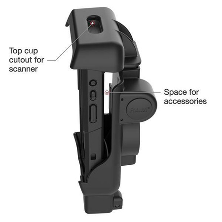 Uchwyt sprężynowy RAM® do Honeywell CT40/45/47