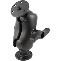 Podwójne mocowanie kulowe RAM® z dwoma dużymi okrągłymi płytkami - rozmiar E krótki