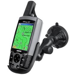 Niskoprofilowy uchwyt z przyssawką RAM® Twist-Lock™ do Garmin GPS 60 + More