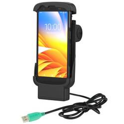 Zasilana stacja dokująca RAM® Form-Fit dla Zebra TC22 i TC27 bez rozruchu