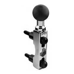 RAM® Chrome Podstawa kuli zbiornika hamulca/sprzęgła motocykla