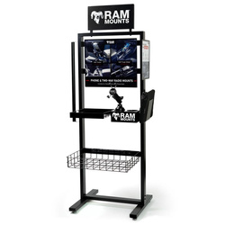 RAM® Stojący ekspozytor podłogowy z koszami