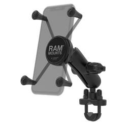 Duży uchwyt na telefon RAM® X-Grip® ze śrubą U-Bolt na kierownicę